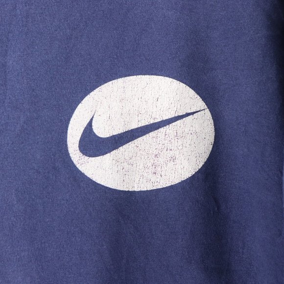 Vintage Nike Big Swoosh Circle Logo Faded Shirt - Picture 4 of 9